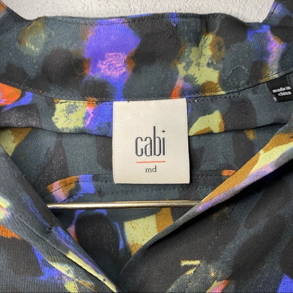 CAbi Sabine Watercolor Tunic Short Sleeve 3143 - Picture 2 of 9